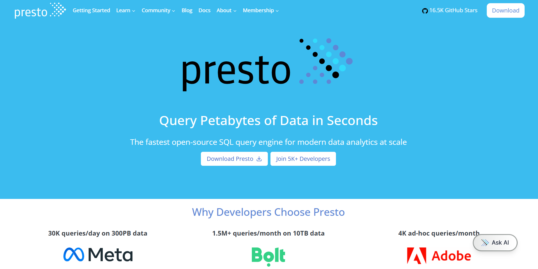 PrestoDB